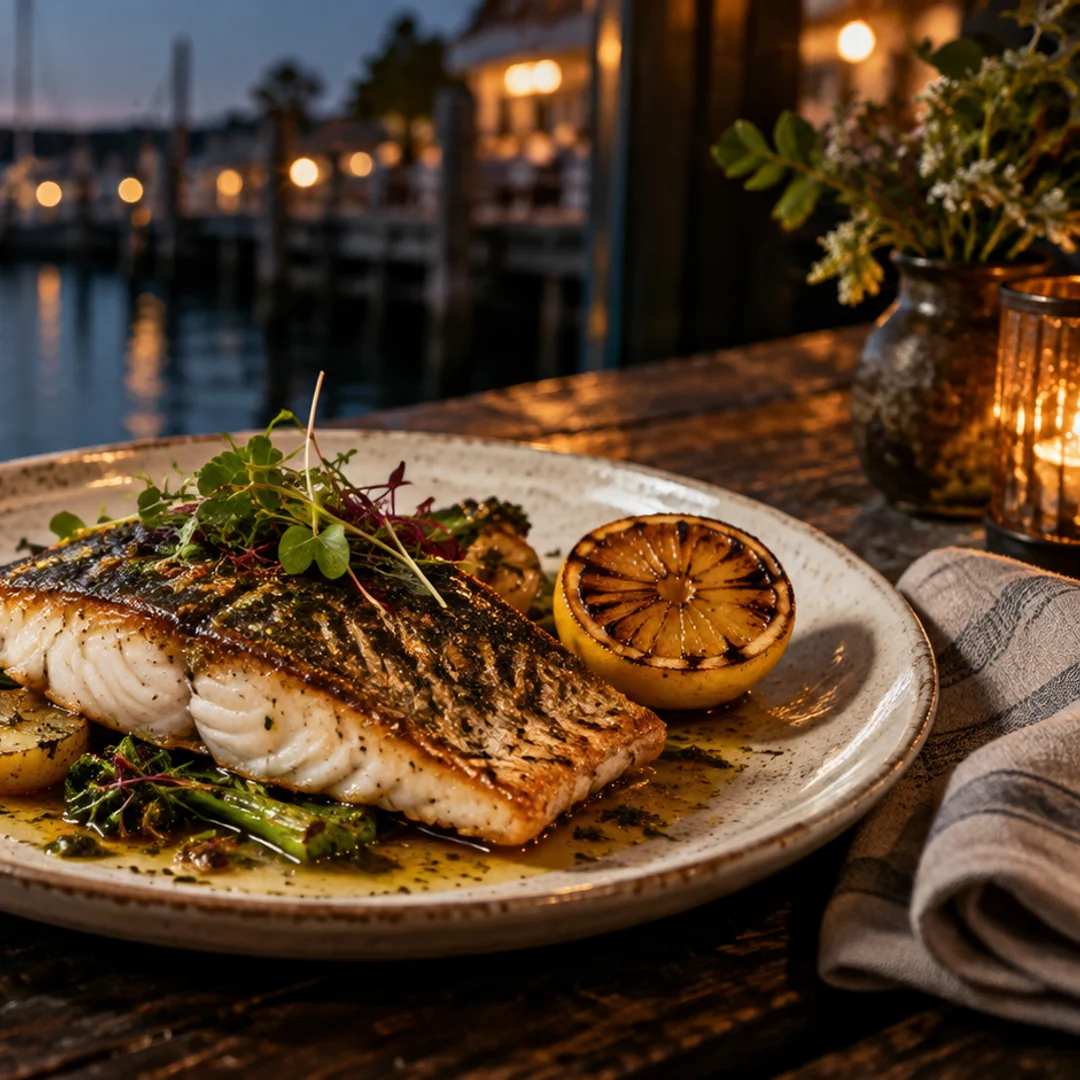 Harbor & Pine seafood grill campaign