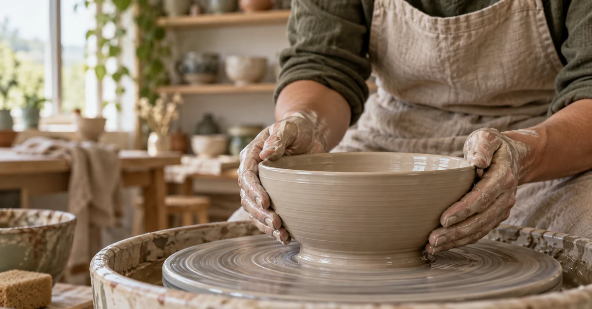 North Glass Studio ceramics campaign