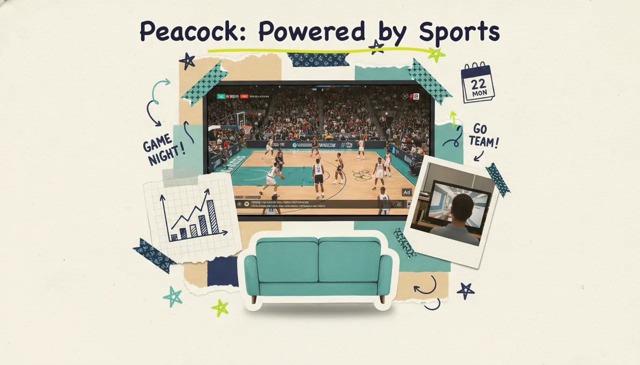 What is Peacock's share of TV viewing? (Q2 2026) - Hero