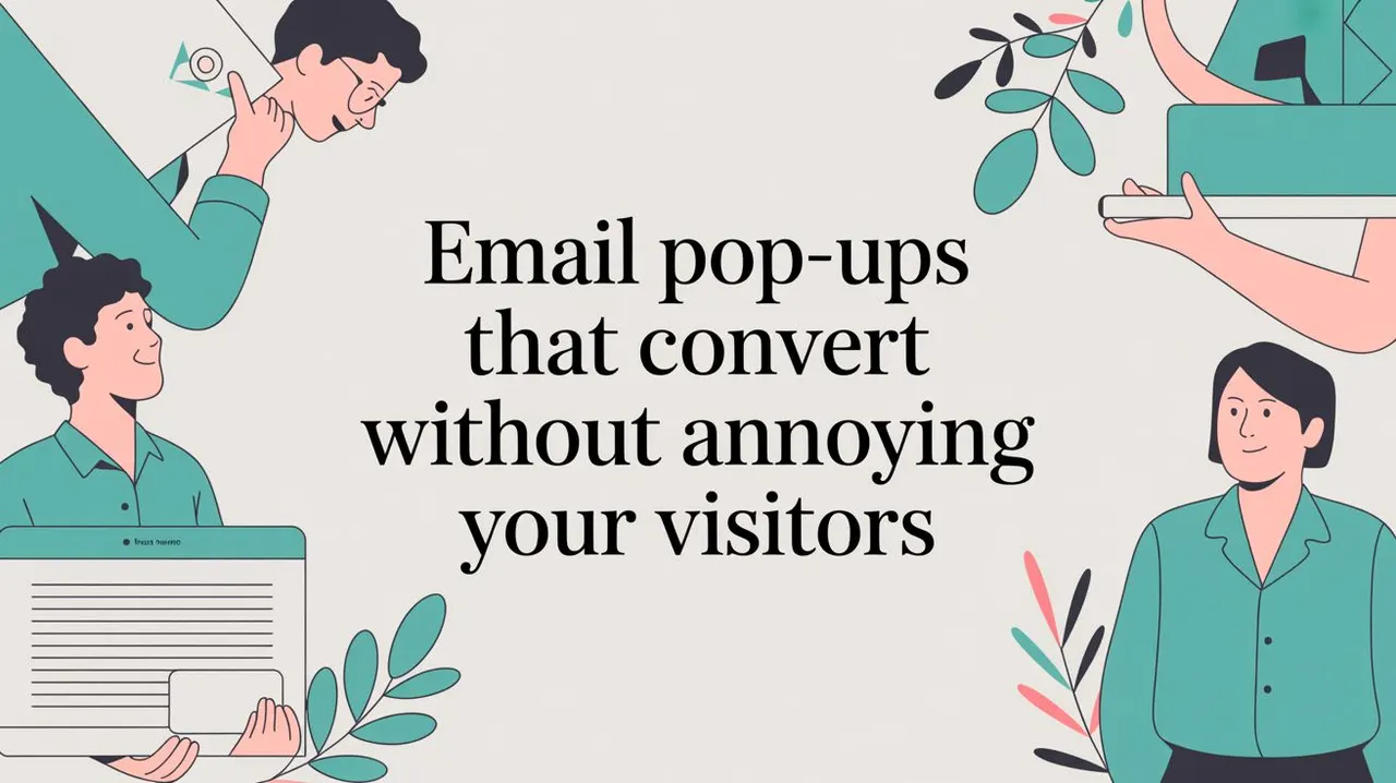 Email Pop-Ups That Convert Without Annoying Your Visitors