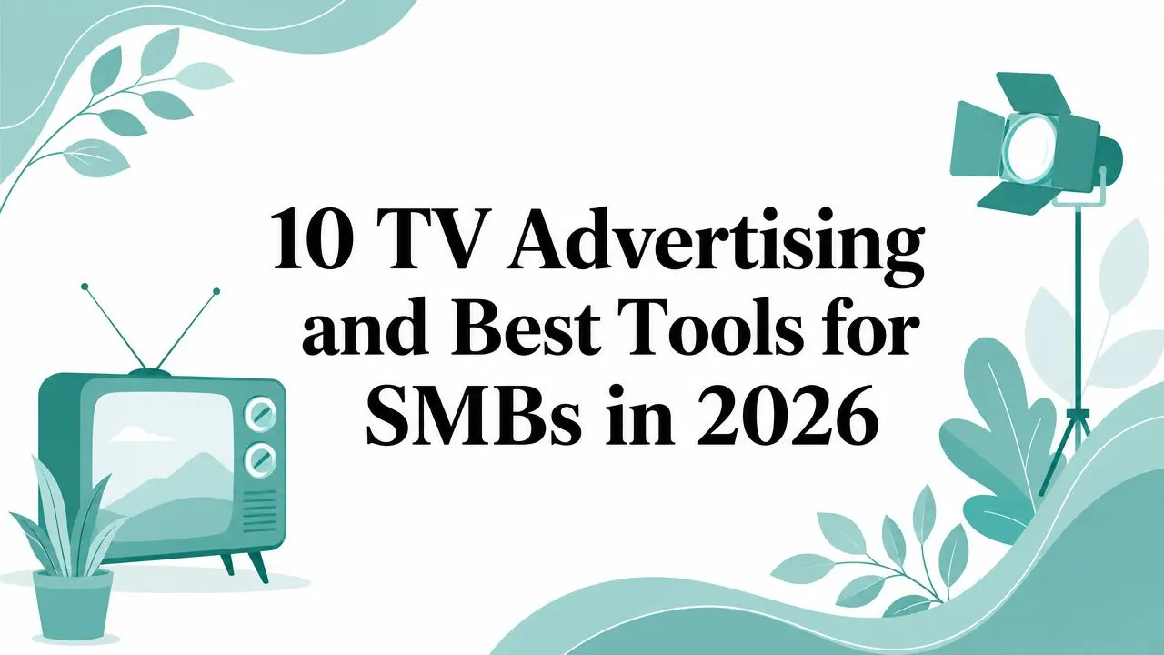 10 TV Advertising and Best Tools for SMBs in 2026