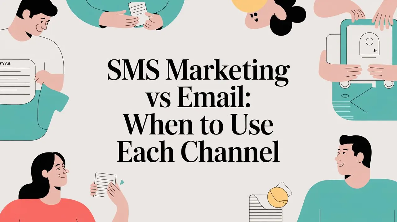 SMS Marketing vs Email: When to Use Each Channel