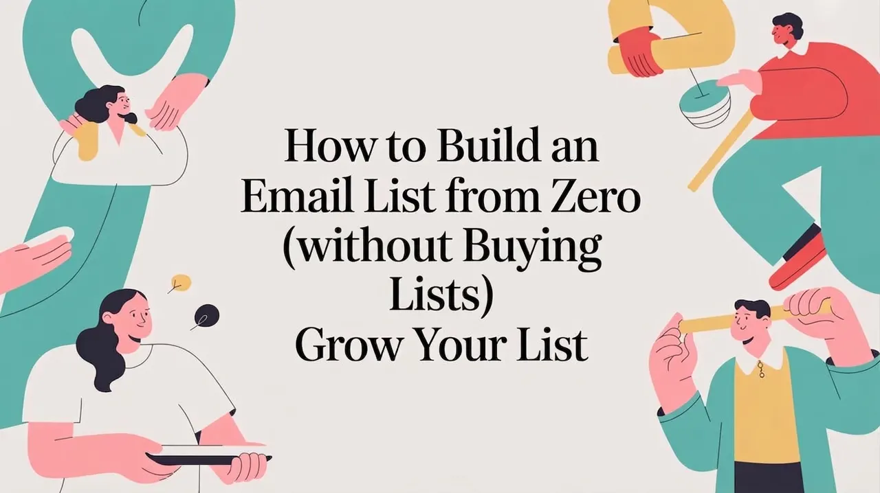 How to Build an Email List from Zero (Without Buying Lists): Grow Your List