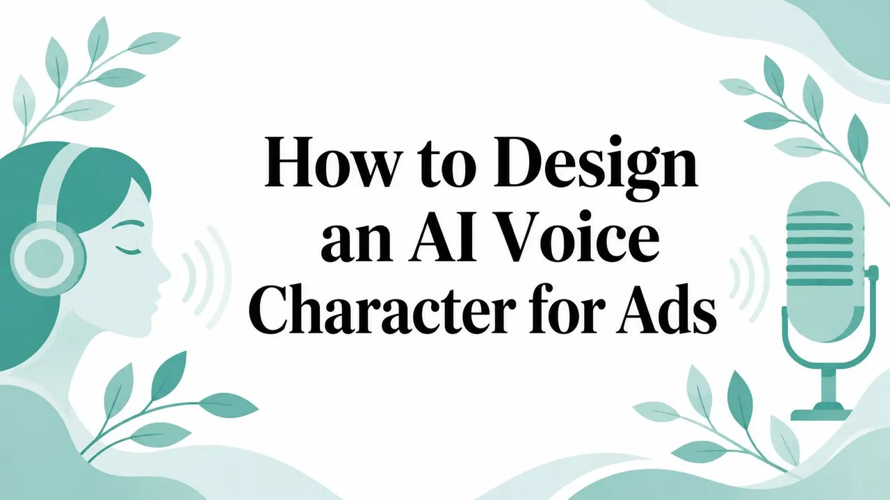 How to Design an AI Voice Character for Ads