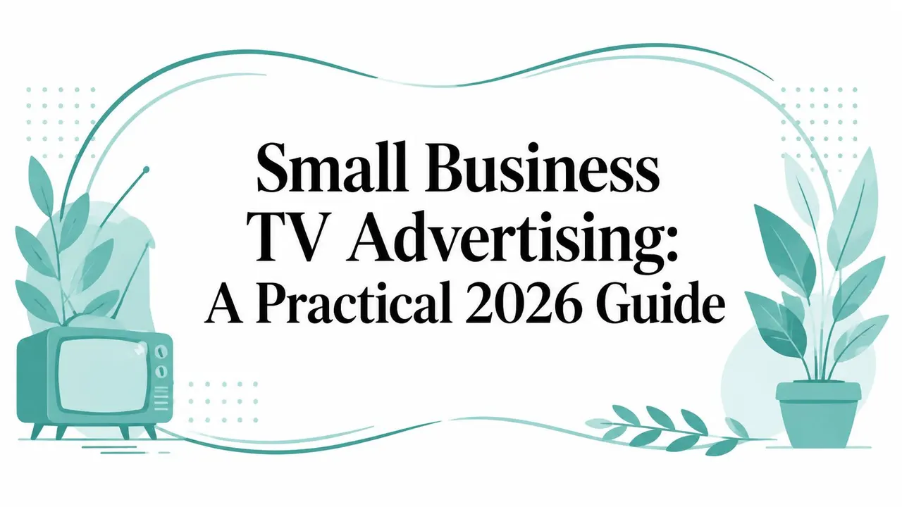 Small Business TV Advertising: A Practical 2026 Guide