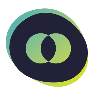 Icon of two overlapping circles
