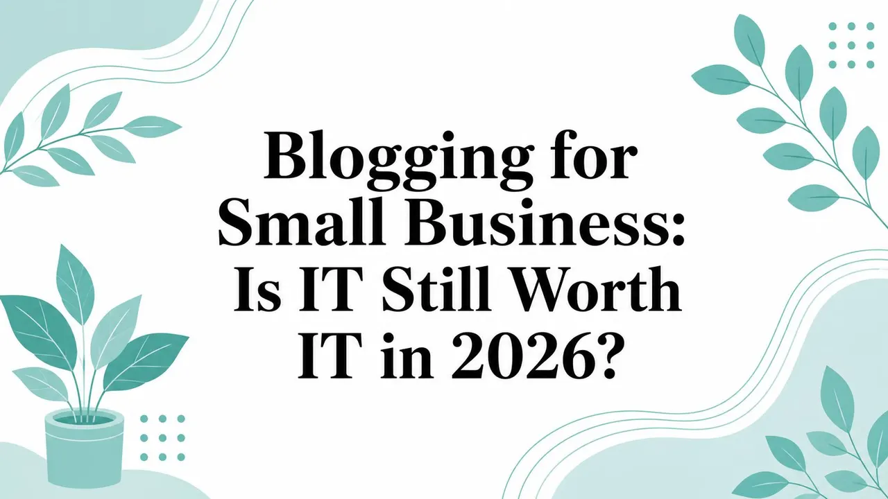 Blogging for Small Business: Is IT Still Worth IT in 2026?