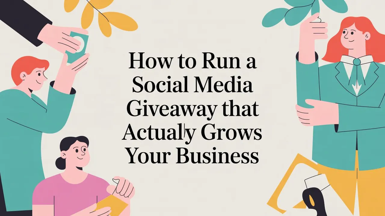 How to Run a Social Media Giveaway That Grows Your Business