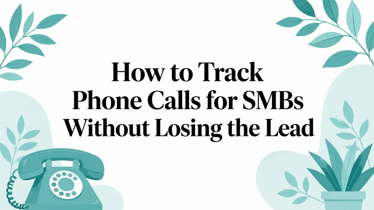How to Track Phone Calls for SMBs Without Losing the Lead
