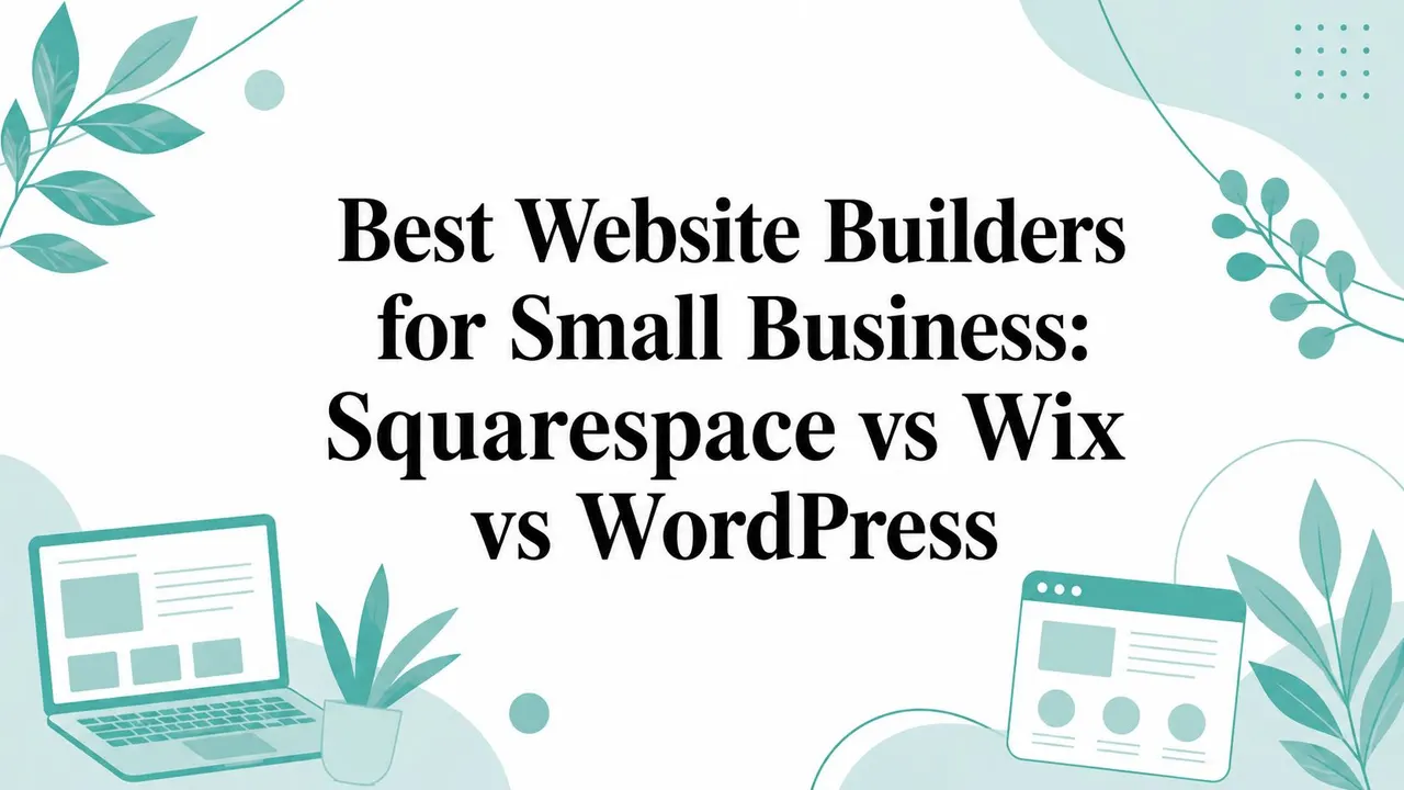 Best Website Builders for Small Business: Squarespace vs Wix vs WordPress