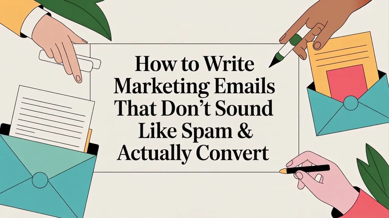 How to Write Marketing Emails That Don't Sound Like Spam & Convert - Hero