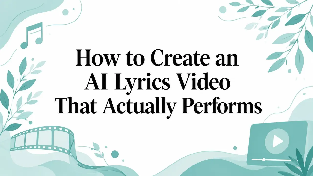 How to Create an AI Lyrics Video That Performs